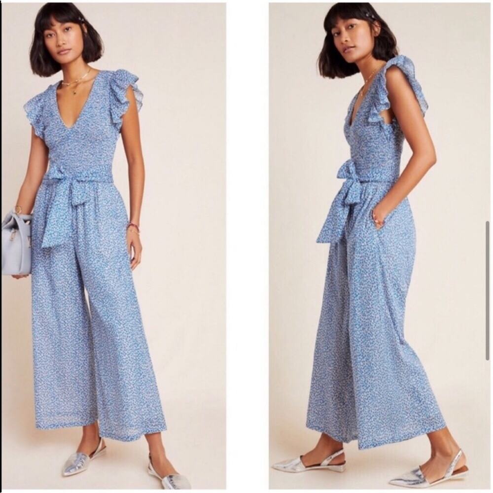 La Vie Rebecca Taylor Paulette Floral Jumpsuit